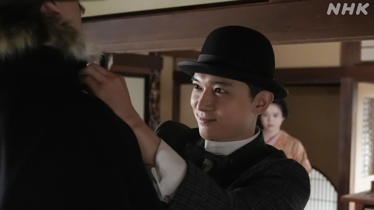 2/12(木)の「ばけばけ」錦織（吉沢亮）はヘブン（トミー・バストウ）を松江に引き留めるべく、懸命にアプローチを仕掛ける。一方、トキ（髙石あかり）はタエ（北川景子）のもとを訪れる