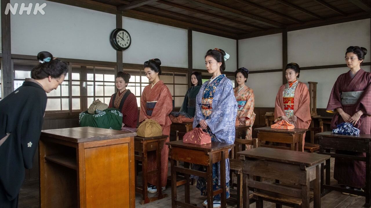 4/27(月)の「風、薫る」りん(見上愛)と直美(上坂樹里)が看護婦養成所に入学！ 多江(生田絵梨花)ら7人での共同生活が始まる