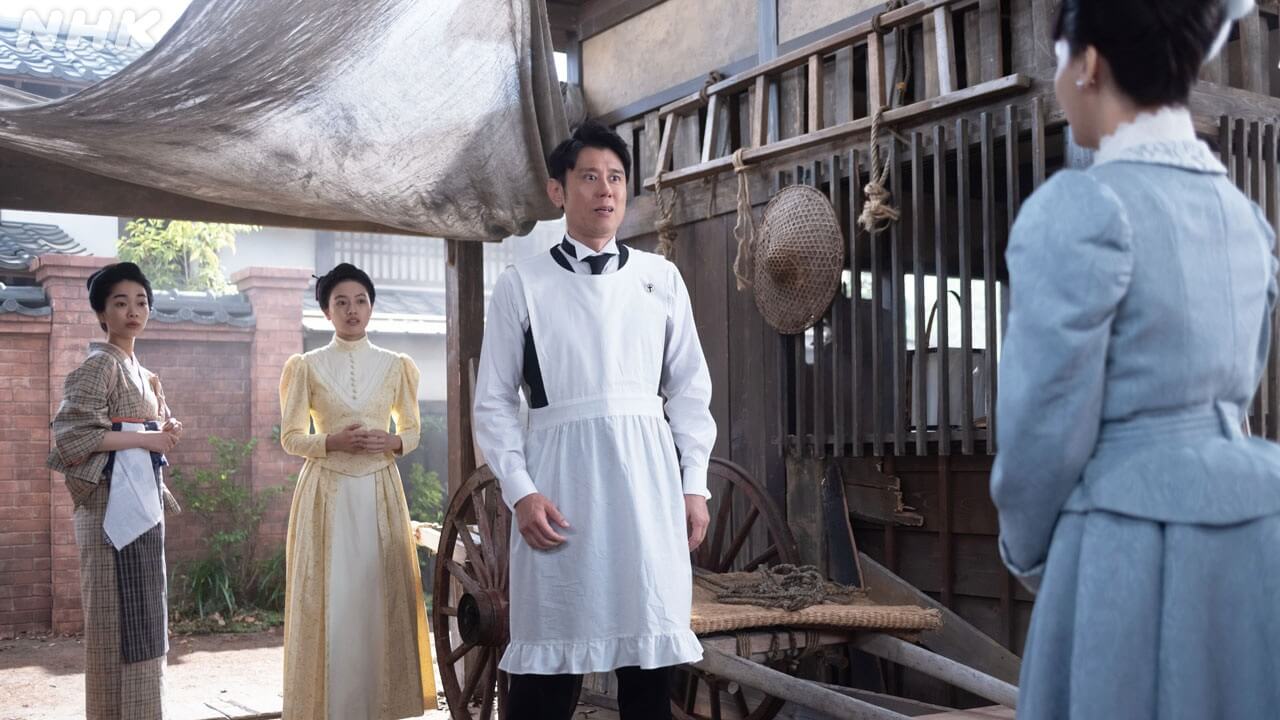 「風、薫る」炊き出しのシーン！ 見上愛は捨松(多部未華子)を見て「あ、本物だ！」&上坂樹里「りんは空気が読めないから……“おいっ！”って(笑)」