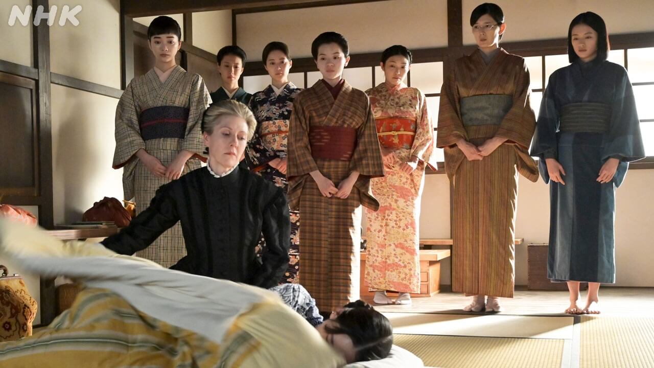 第10週の「風、薫る」は……担当患者が亡くなり落ち込む、ゆき(中井友望)。りん(見上愛)と直美(上坂樹里)が心配する中、バーンズ(エマ・ハワード)は特別授業を行う
