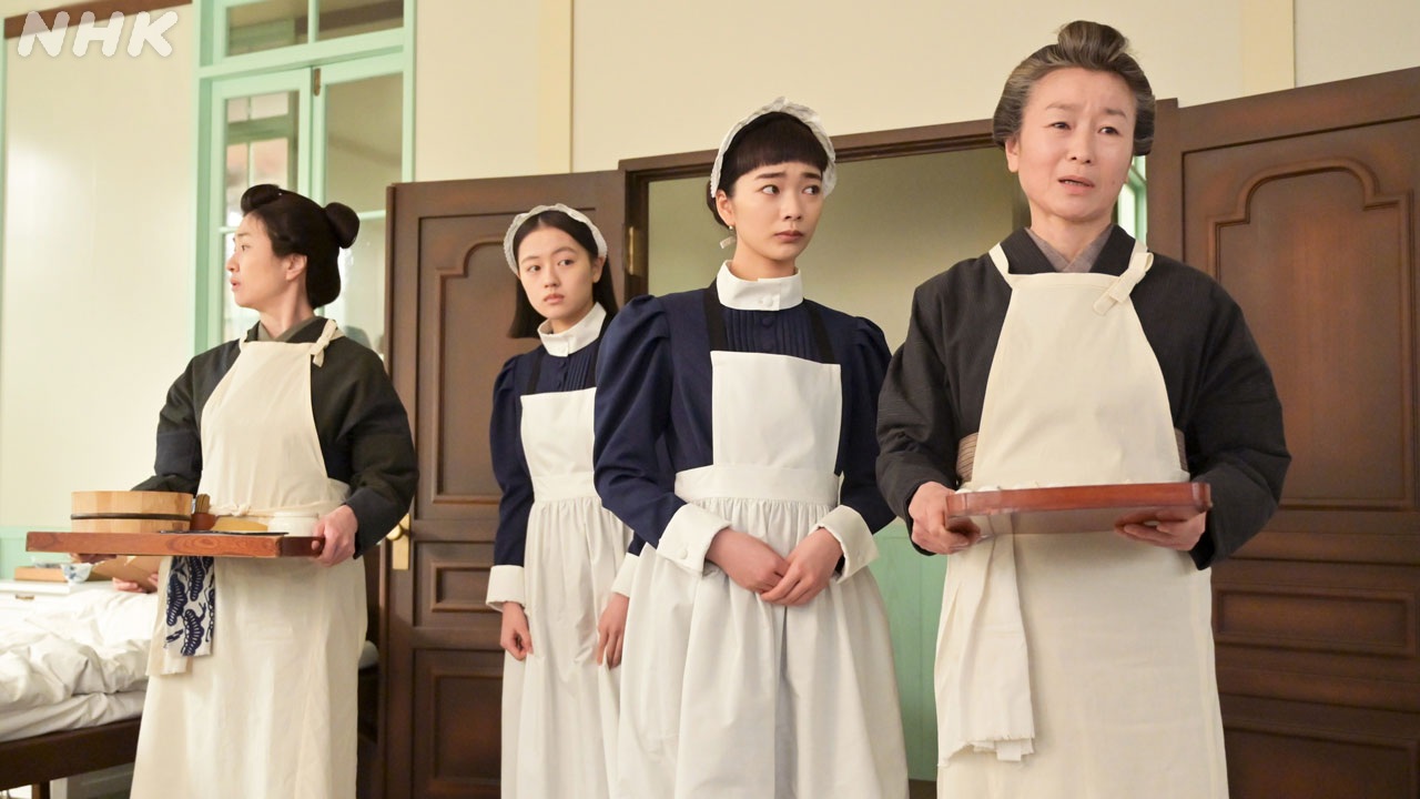 5/11(月)の「風、薫る」りん(見上愛)や直美(上坂樹里)たちは病院での実習に臨む！ しかし、院長の多田(筒井道隆)や看病婦らの目線は冷ややかで……