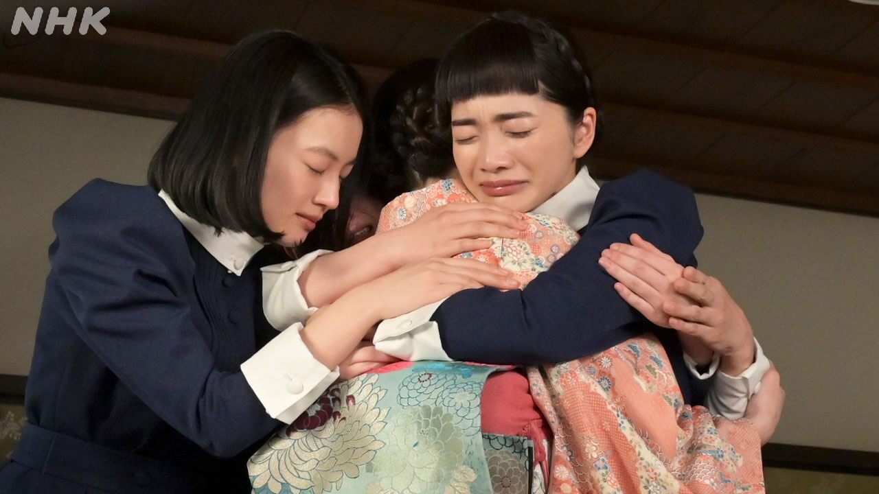 6/2(火)の「風、薫る」悲しみから立ち直れないゆき(中井友望)を前に、バーンズ(エマ・ハワード)は、りん(見上愛)や直美(上坂樹里)、多江(生田絵梨花)らを集めて授業を行う